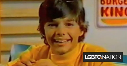 Watch an adorable Ricky Martin star in Burger King & Orange Crush commercials as a child - LGBTQ Nation