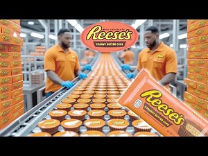 How Reese's Peanut Butter Cups Are Made | Inside the Factory + Secret Production Process Revealed!