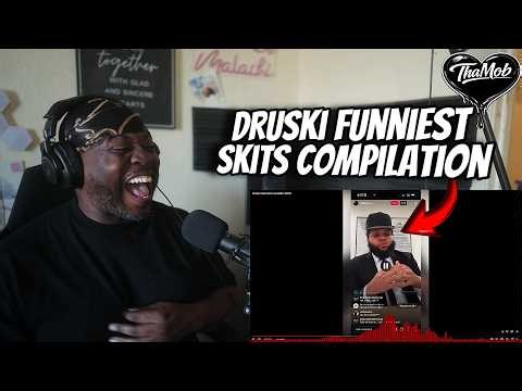 Unk Reacts To Druski Funniest Skits Compilation (Try Not To Laugh) | MalreactTV Reaction
