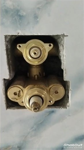 Divert set Regulator model #Plumbing installation #home #trending