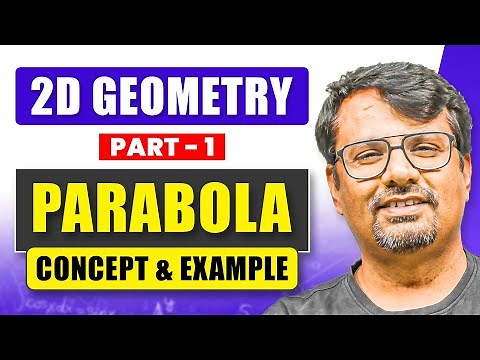 PARABOLA | Definition, Foci, Vertex, Axes, Latus Rectum of Parabola | 2D GEOMETRY - By GP Sir