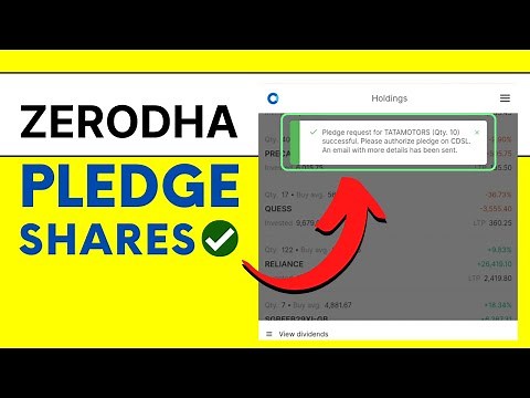 How To Pledge Shares In Zerodha Kite? Pledge Stock for Margin