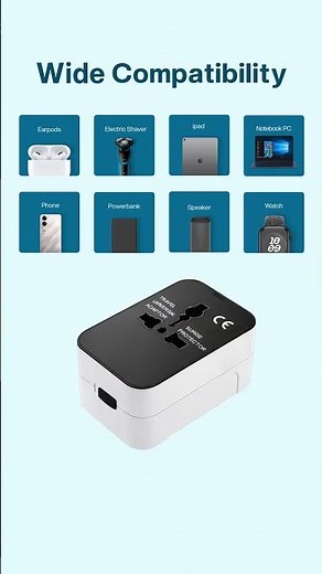 One Adapter for Every Country 🌍UNIGEN Universal Travel Adapter | Fast Charging Anywhere!