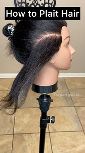 This tutorial will teach you a simple way how to plait hair. For more tutorials, visit DiscoveringNatural on Youtube Join our Facebook Group "DiscoveringNatural Group" for more one-on-one help with your hair | DiscoveringNatural