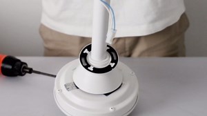 Depuley Ceiling Fans with Lights and Remote/APP Control, 52 inch Low Profile Ceiling Fans with 3 Reversible Blades 3 Colors Dimmable 6 Speeds Ceiling Fan for Bedroom Living Room Dining Room, White