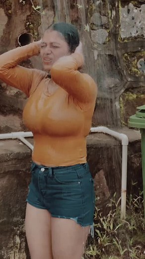 Washing Hair Outdoors: Natural Setting & Style