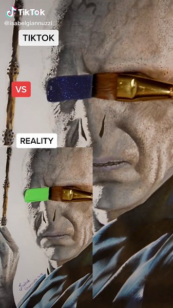 #realityvstiktok #voldemort #drawing #art #harrypotter