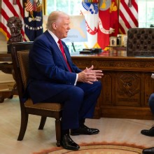 Full Transcript: Trump's exclusive 100 days broadcast interview with ABC News