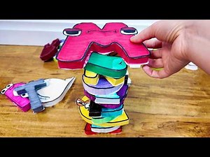 Alphabet Lore DIY Paper Craft A-Z |