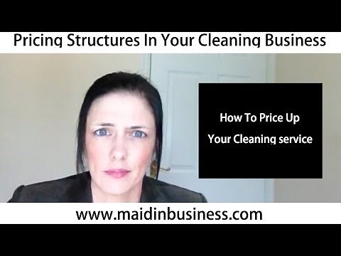 Pricing Structures In Your Cleaning Business
