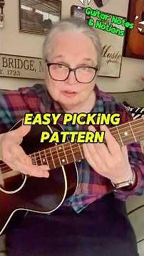 Finger Picking Pattern - Guitar ** #travispicking #guitar #guitarlesson