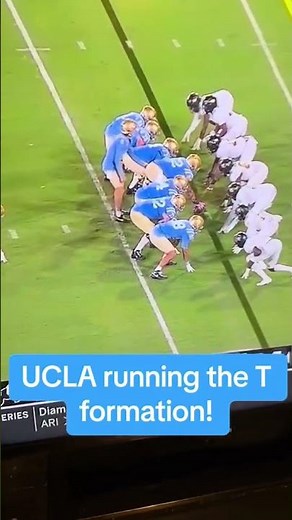 UCLA running the T formation!
