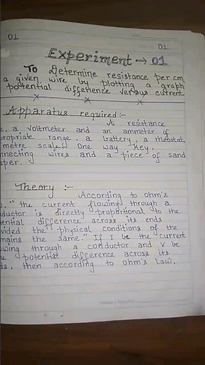 physics practical class 12th 2023.. to determine resistance per cm a given wire by plotting a graph.