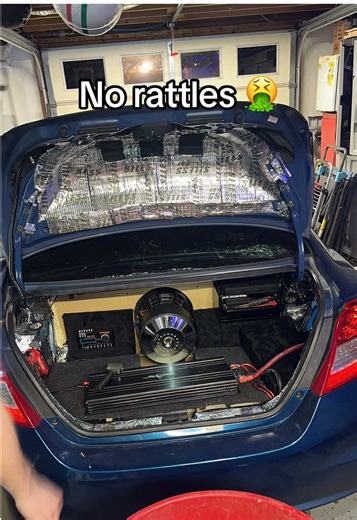 Sound deaden your trunk lids #flipfloptrunklid #honda #9thgencivic | civic