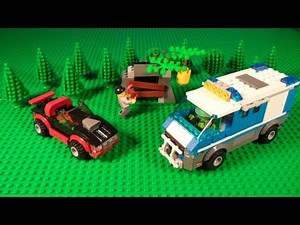 Lego 4441 Review Police Dog Van City