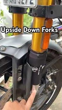 "USD Fork vs Telescopic Fork – What’s Better for Your Ride? 🤔 #Shorts"