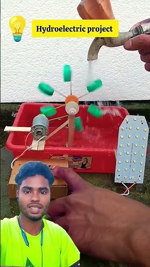 💧How to Generate Electricity from Water at Home ⚡#WaterElectricity #FreeEnergy #HydroPower
