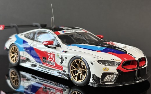 【民用模型】NUNU 1/24 BMW M8 GTE 2019 Daytona 24 Hours Winner 比例模型制作