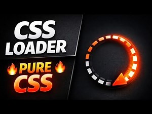 How to Create Modern CSS Loader Animation 🔥 Simple & Clean Spinner