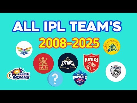 All IPL Teams From 2008 to 2025 | Full History & Changes!