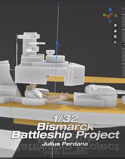 Inside the massive 25 foot Bismarck build