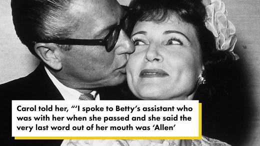 Betty White's last word before dying