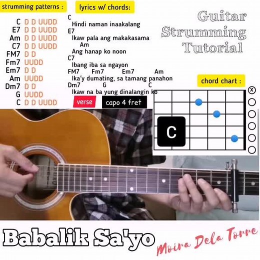 Easy Babalik Sa'yo Guitar Chords Tutorial