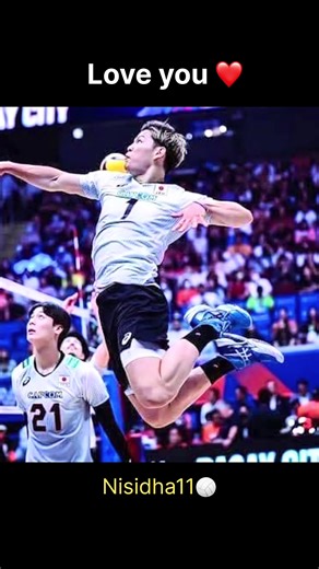 Yuji nisidha 11 my favorite volleyball player 🏐❤️🙏🏻respect japanes volleyball 🫶🏽players jaynepal🇳🇵jayvolleyball 🏐💪🏾🙏🏻#creatorsearchinsights #fyp #fitness #volleyball @Mr.Mandy