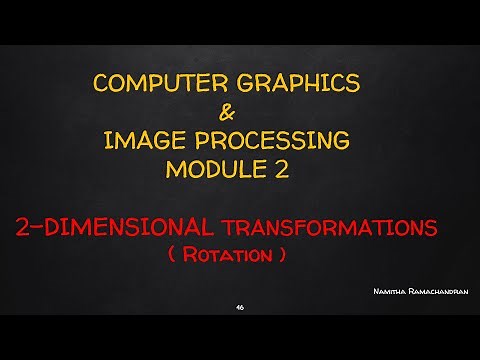 2D-Transformation -Rotation