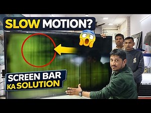 LED TV screen slow motion & bar Problem 😫 | LED TV Repair | Refix India Institute