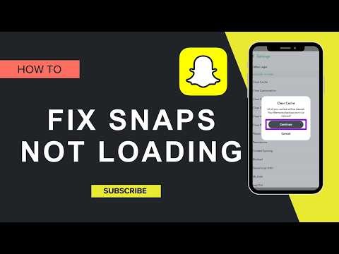 how to fix snapchat snaps not loading