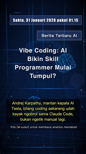 🧐👉 Vibe Coding: AI Bikin Skill Programmer Mulai Tumpul? #QixNewsAI