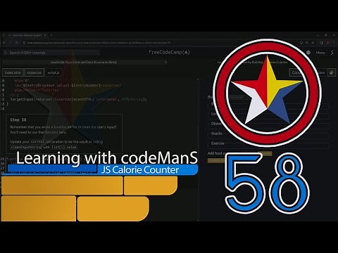 (UPDATED) Learn Form Validation by Building a Calorie Counter: Step 58 | freeCodeCamp | JavaScript
