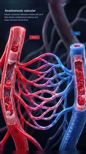Vascular anastomosis🫀🩺 #cardiology #anatomy #physiology
