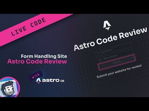 Live Code: Form Submission in Astro
