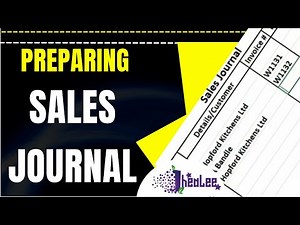 Preparing Sales Journal | Sales Book | Sales Day Book