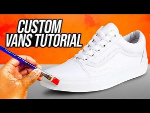 How To Customize Vans! (EASY)