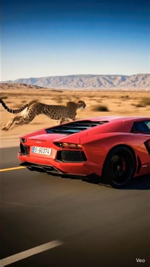 Who Wins? World's Fastest Animal vs. Sports Car! 🐾🚘 | #shorts