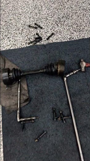 CV boot replacement on Fred's Ferrari 308 GTSi #wrench #dirty #Ferrari #308