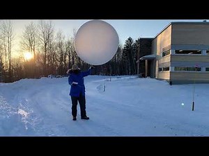 iMet-4 Radiosonde Weather Balloon Launch