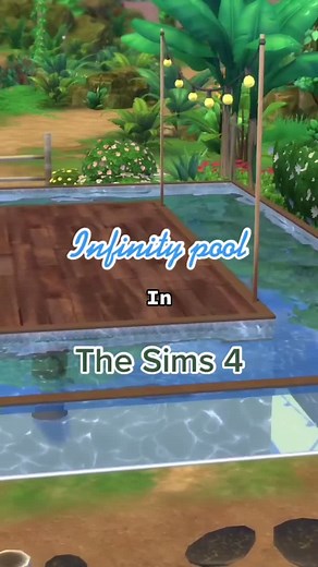Infinity Pool Building Guide in The Sims 4