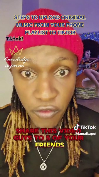 HOW TO UPLOAD MUSIC FROM YOUR PHONE TO TIKTOK #tiktoktutorial #creatortips #tiktoktips #tiktokbegginers #newtiktokers #jamaltips🦋✔️ #1m @Jamal kaput @Official_Lexx #CapCut