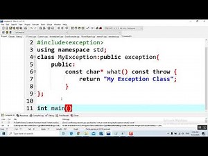 24 Exception Handling Define New Standard Exception