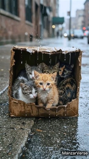 Stray Cat Shelter: He Built a Two-Story Home for 5 Cats