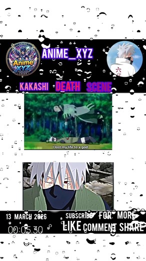 One of the most emotional moments in Naruto Shippuden //kakashi//Naruto#youtubeshorts