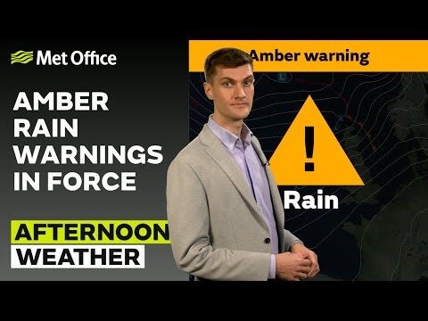 14/12/2025 - Heavy rain for some - Afternoon Weather Forecast UK – Met Office Weather