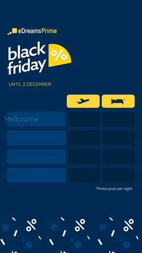 Find incredible flight and hotel prices with eDreams Prime - book before they're gone. | eDreams