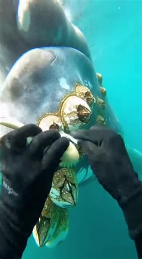 Underwater barnacle pop-offs hit different 🐋 #whale #barnacle #underwater #gopro #asmr