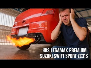 HKS Legamax Exhaust Suzuki Swift Sport ZC31S
