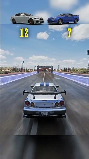 BMW M5CS vs Nissan GTR R34